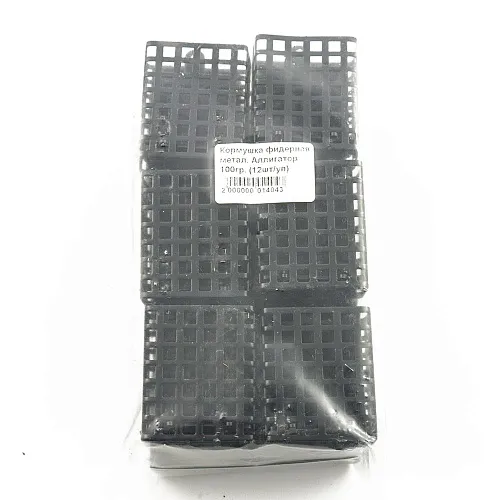 Кормушка фидерная метал Аллигатор 100гр (12шт в упак) РБ