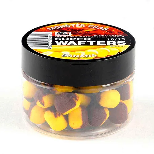 Бойлы нейтральной плавучести (Wafters) GBS Монстр краб-банан 10х13мм