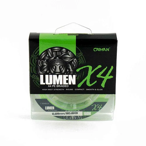 Шнур Caiman Lumen 100м 0,25мм зеленый