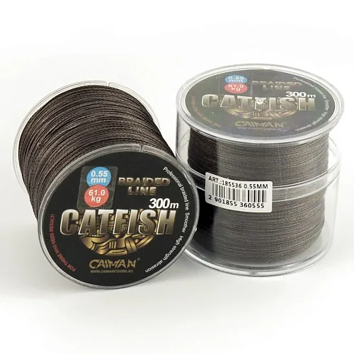 Шнур Caiman Catfish 300м 0,55мм 61,0кг коричневый 