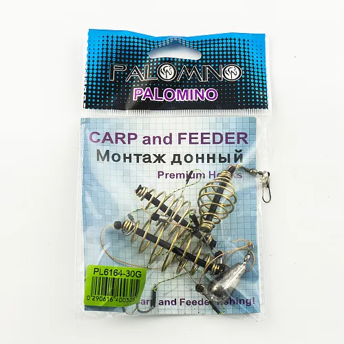 Монтаж "Супер карась" Palomino PL6164-B 30g 3 крючка №8