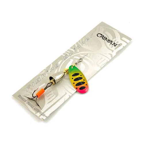 Блесна вращающаяся Caiman Pike killer accoustic 10гр #4 цвет CA70 (5шт в упак.)