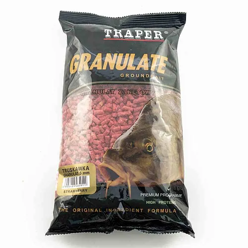 Пеллетс Traper GRANULAT 5mm Truskawka Клубника 1кг 