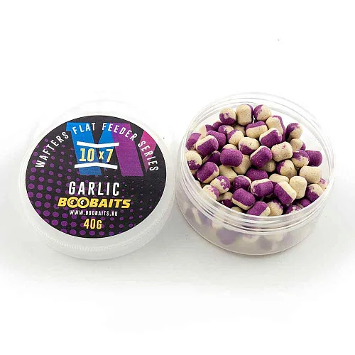 Бойлы BOO Baits Wafters 10x7мм Чеснок 40гр банка