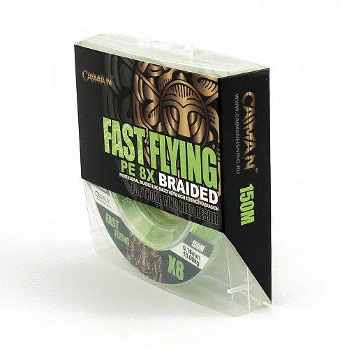 Шнур Caiman Fast flying 8PE 0,16 мм 150 м Green 215504