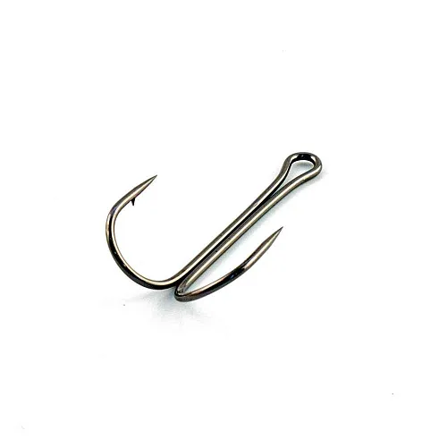 Крючки двойники Caiman Salmon Double up eye hook №3/0 (50 шт в упак) 14301