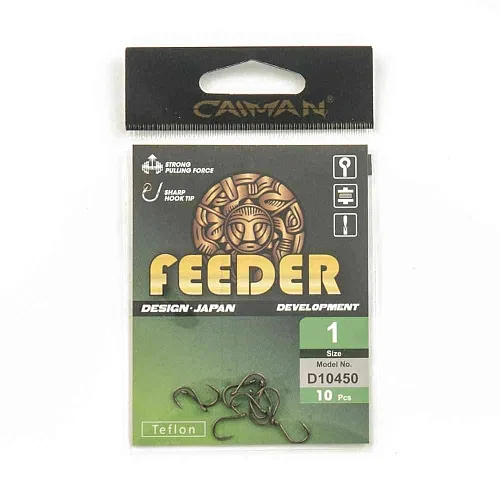 Крючки Caiman Feeder Pro №1 D10450