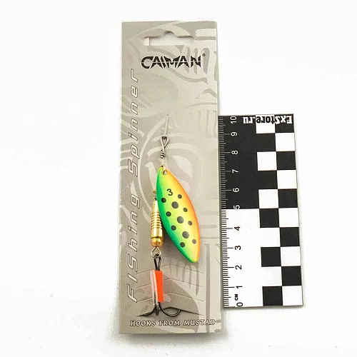 Блесна вращающаяся Caiman Longy classic 10гр #3 цвет CA04 (5шт в упак.)