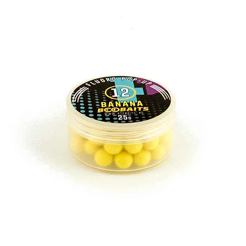 Бойлы Pop up BOO Baits 12мм Банан 25гр банка