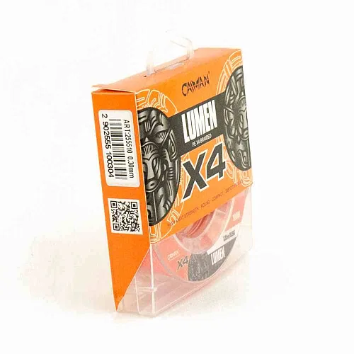 Шнур Caiman Lumen 100м 0,30мм оранжевый