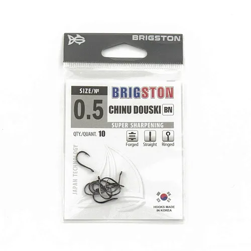 Крючок Brigston Chinu Douski BN № 0,5 ( уп. 10 шт.)