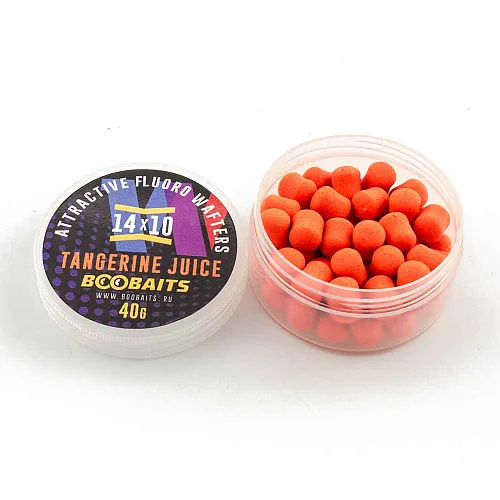 Бойлы BOO Baits Wafters 14x10 Мандарин 40гр банка