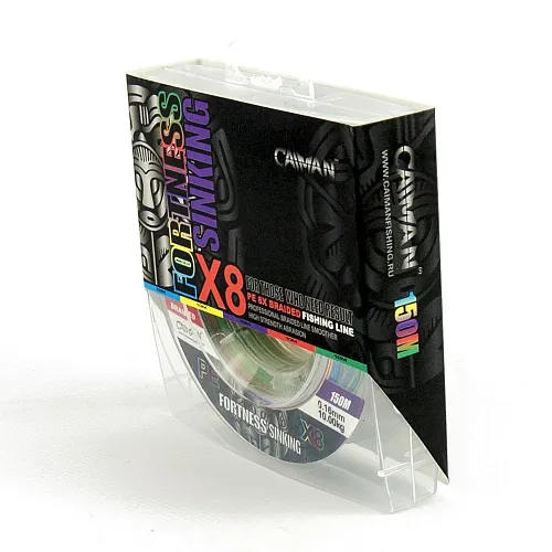 Шнур Caiman Fortness sinking 8PE 0,16 мм 150 м Multicolor 225529