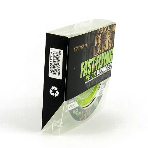 Шнур Caiman Fast flying 8PE 0,10 мм 150 м Green 215501