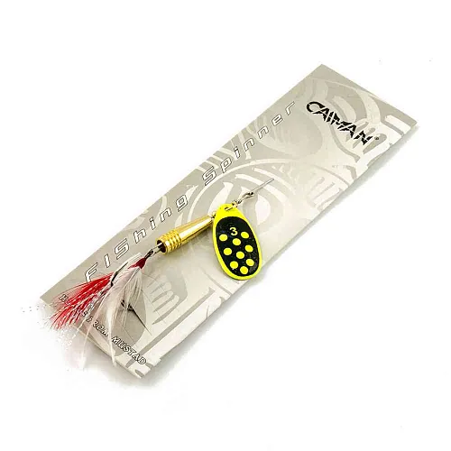 Блесна вращающаяся Caiman Pike killer classic 6гр #3 цвет CA56 (5шт в упак.)