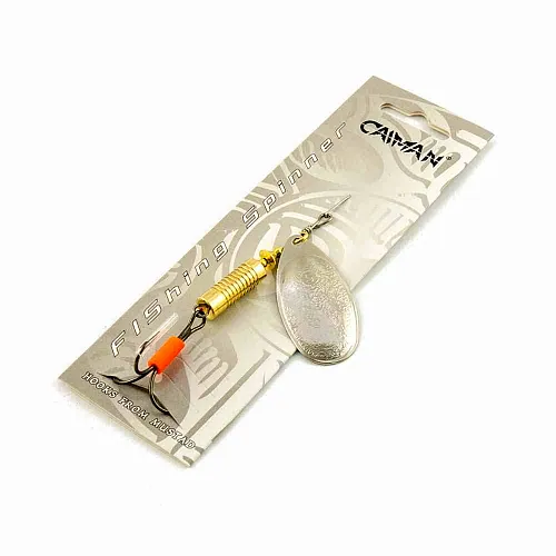 Блесна вращающаяся Caiman Round Classic 12гр #5 цвет CA02 (5шт в упак.)