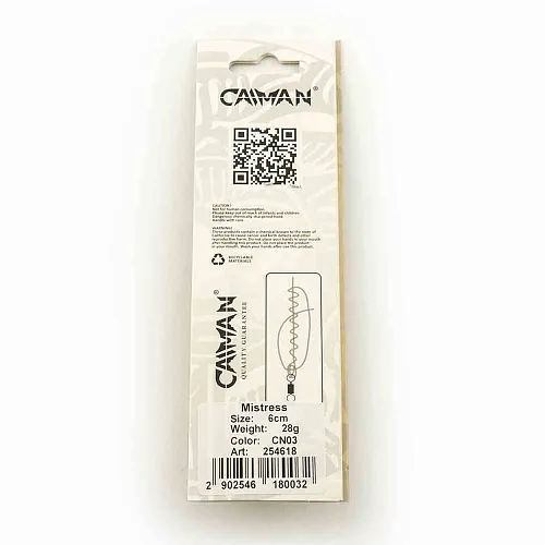 Блесна колеблющаяся Caiman Mistress 28гр 6см цвет CN03 (5шт в упак.)