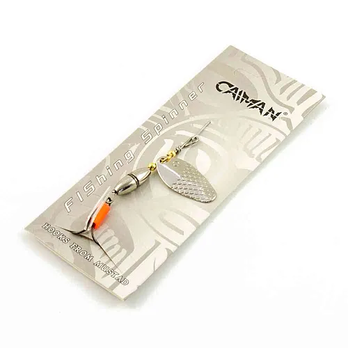 Блесна вращающаяся Caiman Oval core 5гр #2 цвет CA02 (5шт в упак.)