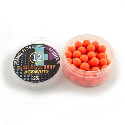 Бойлы Pop up BOO Baits 12мм Кислая груша 25гр банка