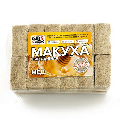 Макуха кукурузная с отверстиями GBS (мед) (12шт в упак) 18 упак. в коробке