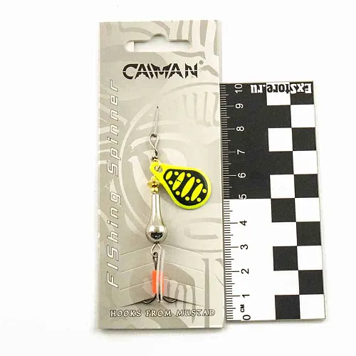 Блесна вращающаяся Caiman Pear 6гр #1 цвет CA88 (5шт в упак.)