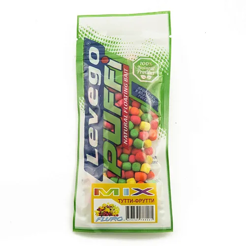 Воздушное пенотесто PUFFI Levego (Тутти-фрутти) МИКС FLUORO (Венгерская технология)