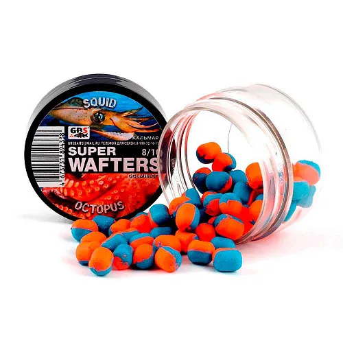 Бойлы нейтральной плавучести (Wafters) GBS Кальмар-осьминог 8х10мм