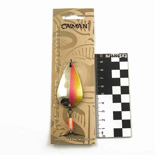 Блесна колеблющаяся Caiman Mistress 18гр 5,5см цвет CN15 (5шт в упак.)