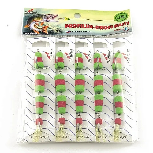 Мандула Profilux "Classic" 3Х цв 09 зеленый-красный-зеленый