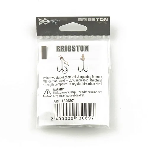 Крючок двойник Brigston Double long № 6 ( уп. 6 шт.)