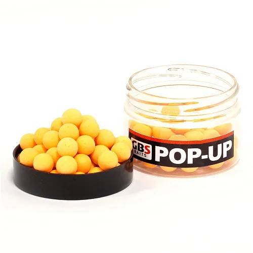 Бойлы GBS Baits Pop-up плавающие 10мм 40гр (уп. 6 шт) Plum Orange Слива