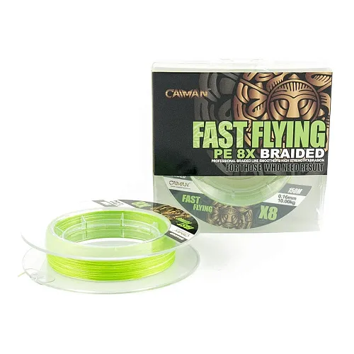 Шнур Caiman Fast flying 8PE 0,16 мм 150 м Green 215504