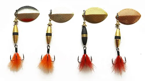 Блесна вращающаяся Profilux Олимпик 4 Турбо 10гр цв. 006 Регги горизонтальный (5 шт в упак.)