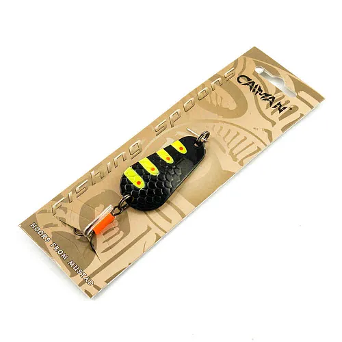 Блесна колеблющаяся Caiman Satir 11гр 3,5см цвет CN28 (5шт в упак.)