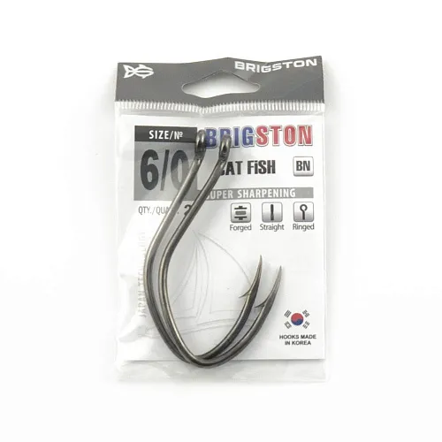 Крючок Brigston Cat Fish BN № 6/0 ( уп. 2 шт.)