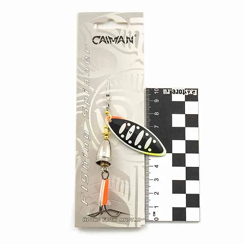 Блесна вращающаяся Caiman Longy Accoustic 14гр #4 цвет CA51 (5шт в упак.)