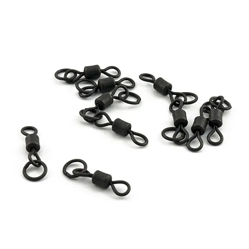 Вертлюг с кольцом Caiman 216048 Black mat №4 10шт/уп