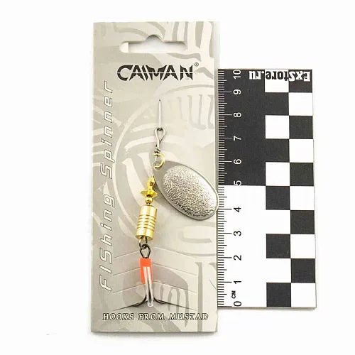 Блесна вращающаяся Caiman Round Classic 8гр #3 цвет CA02 (5шт в упак.)