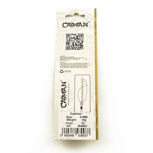 Блесна кастмастер Caiman 14 гр 51 мм цв. 03 264803