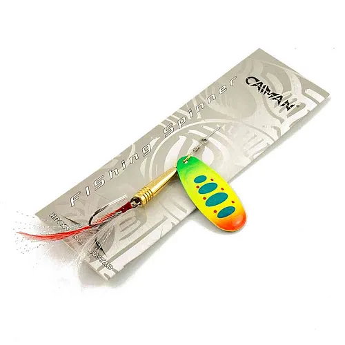 Блесна вращающаяся Caiman Pike killer classic 12гр #5 цвет CA59 (5шт в упак.)