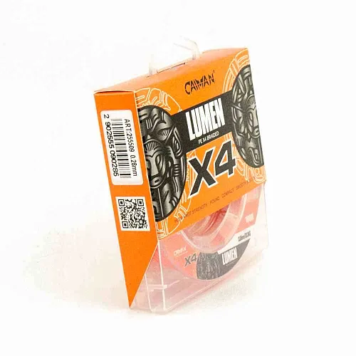 Шнур Caiman Lumen 100м 0,28мм оранжевый