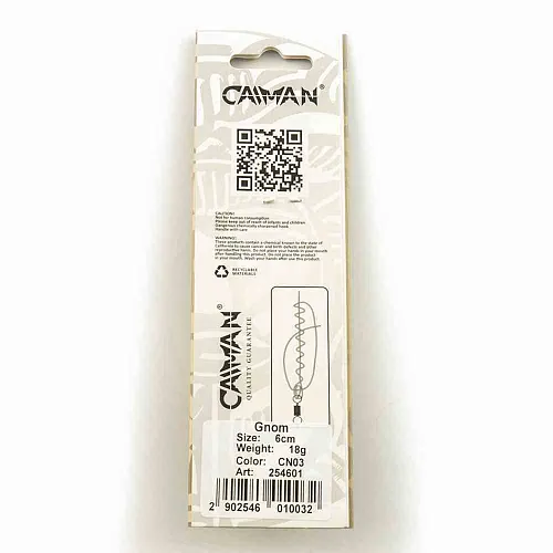 Блесна колеблющаяся Caiman Gnom 18гр 6см цвет CN03 (5шт в упак.)