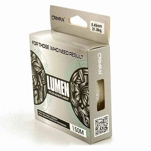 Леска Caiman Lumen 150м 0,45 мм прозрачная