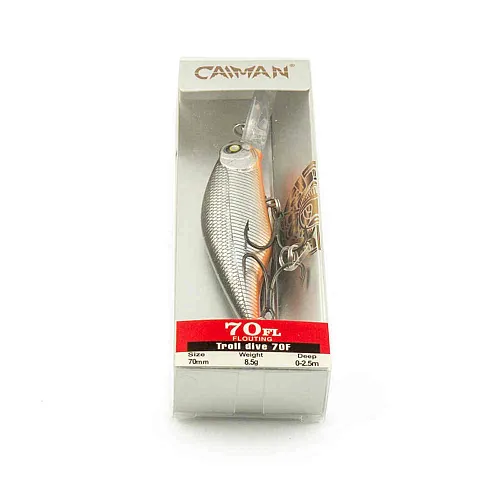 Воблер Caiman Troll dive 70F 8,5g 2,5м цвет СМ320