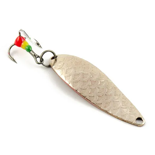 Блесна зимняя Profilux Премиум Малек Б 8гр цв. 01 серебро чешуя вишня