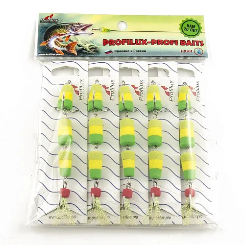 Мандула Profilux "Classic" 3Х цв 14 желтый-зеленый-салатовый