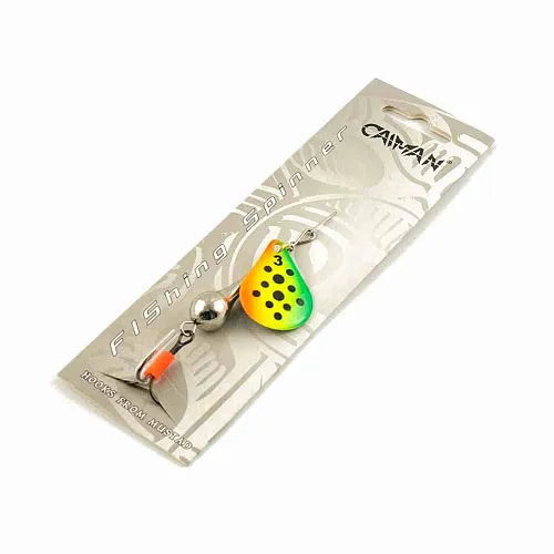 Блесна вращающаяся Caiman Pear 12гр #3 цвет CA89 (5шт в упак.)