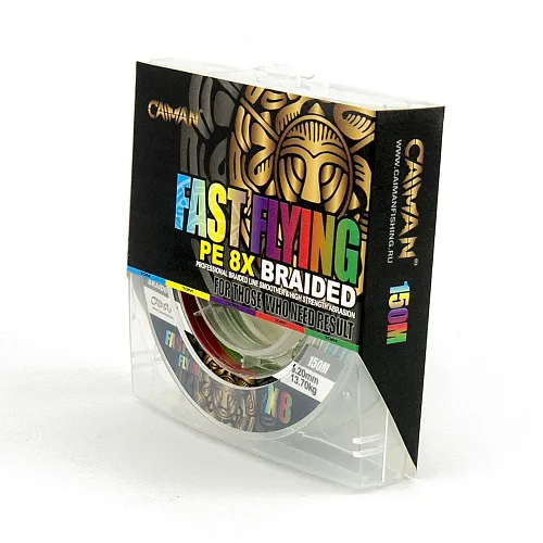 Шнур Caiman Fast flying 8PE 0,20 мм 150 м Multicolor 225515