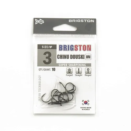 Крючок Brigston Chinu Douski BN № 3 ( уп. 10 шт.)