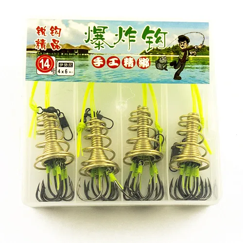 Набор монтажей "соска" Palomino PL6148-B 4 шт (5 крючков) №14